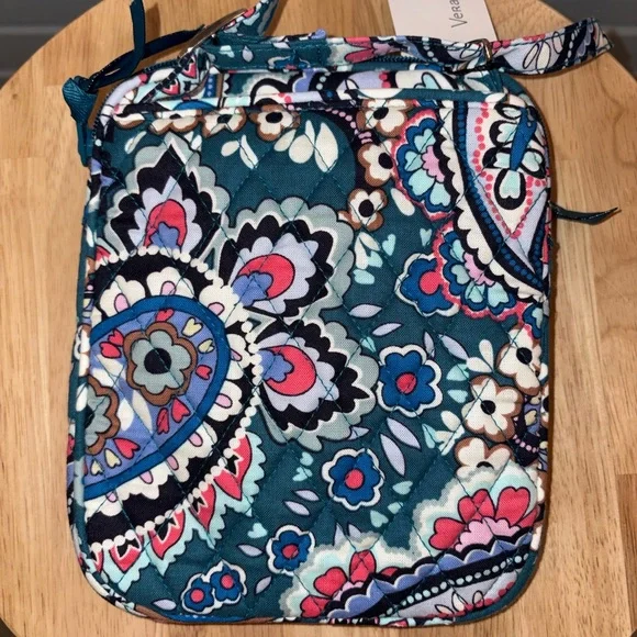 Vera Bradley Cotton Boho Mini Hipster Crossbody Bag The Haymarket Paisley NWT - Picture 2 of 9